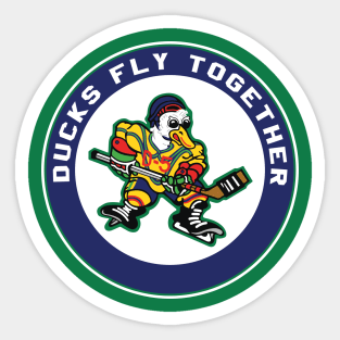 Ducks Fly Together Sticker